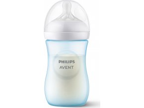 PHILIPS AVENT Philips AVENT Láhev Natural Response 260 ml, 1m+, modrá