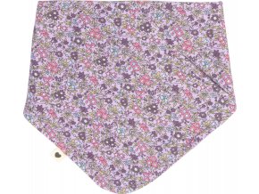 BIBS x Liberty slintacik z BIO bavlny CamomileLawn VioletSky 940412291 5713795243334