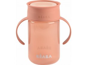 Beaba Hrnek trénovací 360° Pink 340 ml 12m+