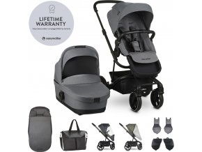 EASYWALKER EASYWALKER Set XXL kočárek kombinovaný Harvey3 Fossil Grey s příslušenstvím 2023