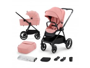 KINDERKRAFT SELECT KINDERKRAFT SELECT Kočárek kombinovaný Nea 2v1 Ash Pink, Premium