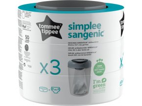 TOMMEE TIPPEE Sangenic Simplee náhradní kazety, 3ks