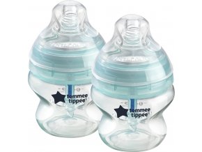 TOMMEE TIPPEE Kojenecká lahev advanced ANTI-COLIC, 150 ml, 2ks