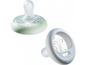 TOMMEE TIPPEE Šidítko, breast-like, silikon Natural, 6-18m, 2ks