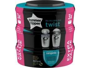 TOMMEE TIPPEE Sangenic Náhradní kazeta Twist univerzální, 3 ks