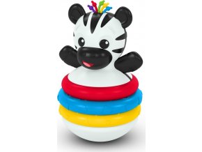 BABY EINSTEIN BABY EINSTEIN Kousátko stohovací zebra Stack & Wobble Zen™ 3m+