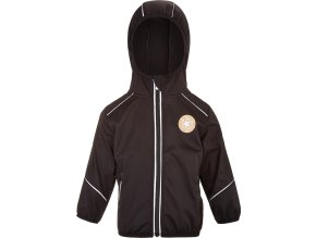 Little Angel bunda softshell STRETCH - černá (Velikost 86)