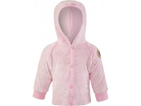 Little Angel kabátek NICKI Outlast® - sv.růžová-ovečky (Velikost 56)