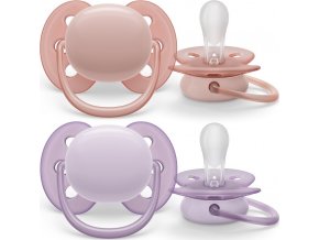 PHILIPS AVENT Philips AVENT Šidítko Ultrasoft Premium neutral 0-6m dívka, 2 ks