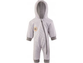 Little Angel overal podšitý lem Outlast® - pruh bílošedý (Velikost 62)