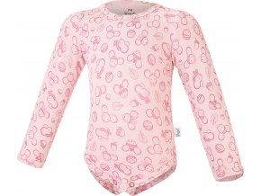 Little Angel body tričko smyk TISK Outlast® - sv.starorůžová myšky (Velikost 62)