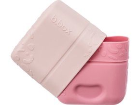Mini krabička na svačinu - růžová/ červená