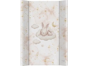 CEBA CEBA Podložka přebalovací 2-hranná s pevnou deskou (50x70) Ultra Light Sleepy Bunny