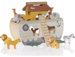 ZOPA Dřevěná vkládačka archa (Varianta Wood)