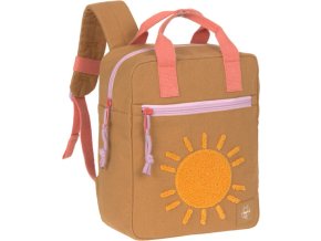 Lässig KIDS Green Label Little One + Me Square Backpack Small Gots caramel