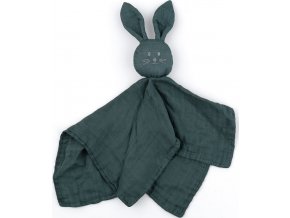 PETITEMARS PETITE&MARS Mazlíček bambusový mušelinový Hugo Misty Green 0m+