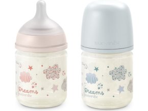 SUAVINEX | Láhev SKLO DREAMS 120 ml fyziologická SX PRO +0 XS - modrá (Varianta SUAVINEX | Láhev SKLO DREAMS 120 ml fyziologická SX PRO +0 XS - modrá)