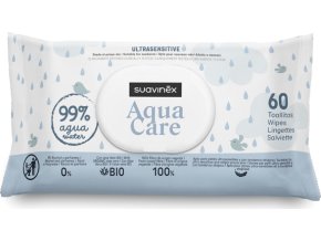 SUAVINEX | Hygienické pleťové hydratační ubrousky 60 ks AQUA