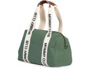 Childhome Přebalovací taška Mommy Club Signature Canvas Green