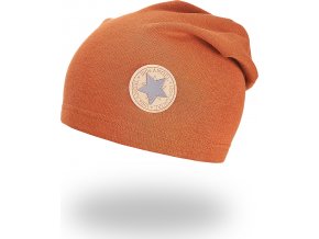 Little Angel Čepice spadlá hřejivá - medová (Velikost 3 | 42-44 cm)