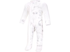 Little Angel overal tenký TISK DR Outlast® - bílá louka (Velikost 62)