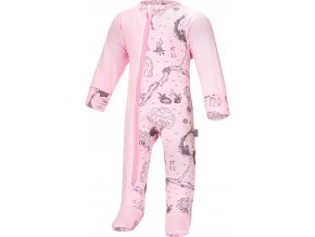Little Angel overal tenký TISK DR Outlast® - sv.růžová louka (Velikost 62)