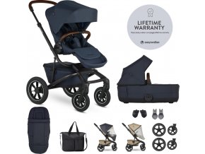 EASYWALKER EASYWALKER Kočárek kombinovaný Jimmey Indigo Blue XXL AIR + RWS