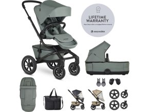 EASYWALKER EASYWALKER Kočárek kombinovaný Jimmey Thyme Green XXL AIR + RWS