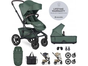 EASYWALKER EASYWALKER Kočárek kombinovaný Jimmey Pine Green XXL AIR + RWS