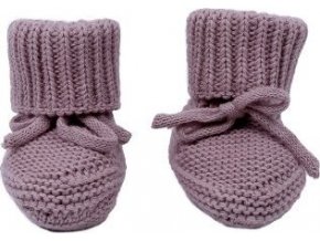 LODGER Slipper Knit Rose 0 - 6 měsíců
