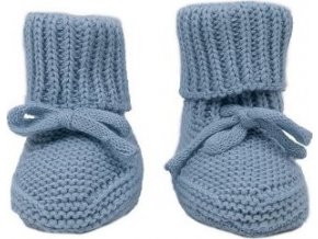 LODGER Slipper Knit Blue Fogg 0 - 6 měsíců