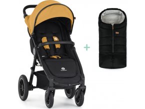 PETITEMARS PETITE&MARS Kočárek sportovní Street2 Air Black Dense Honey + PETITE&MARS fusak Jibot ZDARMA