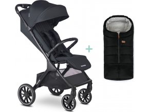 EASYWALKER EASYWALKER Kočárek sportovní Jackey2 XL Midnight Black + PETITE&MARS fusak Jibot ZDARMA