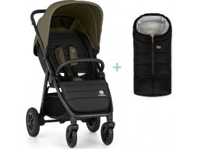 PETITEMARS PETITE&MARS Kočárek sportovní Airwalk2 Mature Olive + PETITE&MARS fusak Jibot ZDARMA