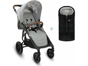 VALCO BABY VALCO BABY Kočárek sportovní Sport Trend 4 Black Grey marle + PETITE&MARS fusak Jibot ZDARMA