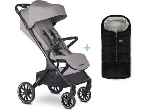 EASYWALKER EASYWALKER Kočárek sportovní Jackey2 XL Pebble Grey + PETITE&MARS fusak Jibot ZDARMA
