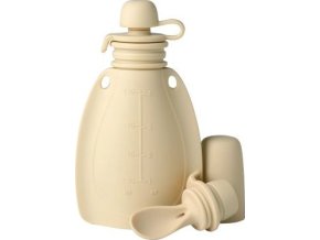 MININOR Silikonová kapsička se lžičkou Soft Rabbit