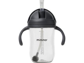 MININOR Lahev s brčkem Tritan 330 ml Black Raven