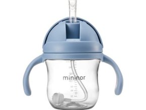 MININOR Lahev s brčkem Tritan 220 ml Sky Blue
