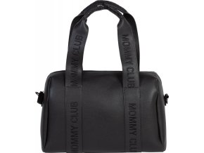 Childhome Přebalovací taška Mommy Club Signature Vegan Leather Black