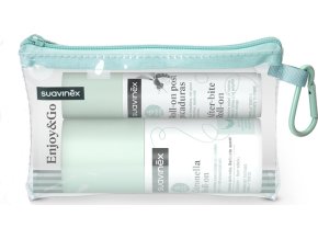 SUAVINEX | Set v praktické taštičce - repelent + kulička po kousnutí 50+15 ml