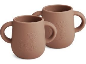 NUUROO Abiola Silikonový hrneček 2 ks Chocolate Malt