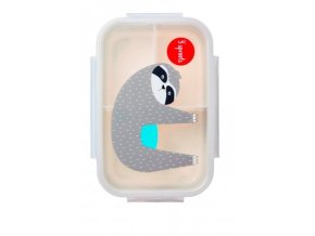 3 SPROUTS Krabička na jídlo Bento Sloth Gray