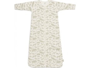 Jollein Spací pytel 2v1 90cm Animals Olive Green