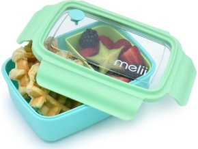 Bento Box krabička na svačinu 880 ml - modrá