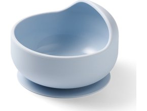 BABYONO BABYONO Miska silikonová s přísavkou - blue 6m+