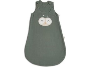 FUNNABABY Mušelínový spací pytel Ivy Green 70 cm