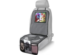 ZOPA Ochrana sedadla pod autosedačku s kapsou na tablet omyvatelná (Varianta Grey)