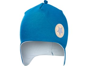 Little Angel Čepice laponka podšitá Outlast ® - tyrkys/sv.mentolová (Velikost 3 | 42-44 cm)