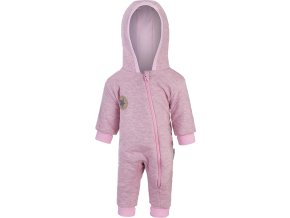 Little Angel overal podšitý lem Outlast® - sv.růžový melír (Velikost 62)